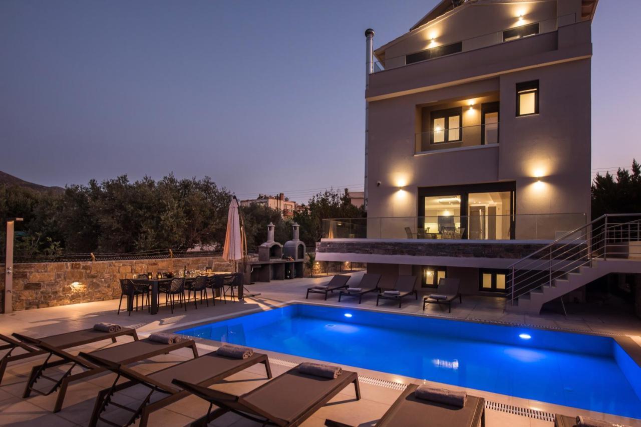 Luxury Villa Marelina 헐소니소스 외부 사진